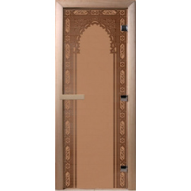 Дверь "Восточная арка бронза матовая"