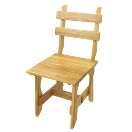 Стул со спинкой дуб лакированный