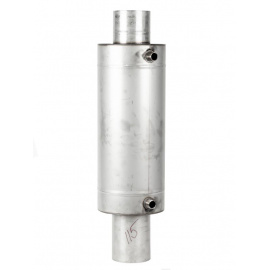 Теплообменник 12 литров на трубе из нержавеющей стали (пищевой AISI 201) Ф115 Успех+