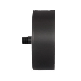 Заглушка с конденсатоотводом LAVA (конструкционная сталь 2 мм, черный)