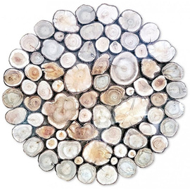 Декоративное панно круглое из можжевельника 1250