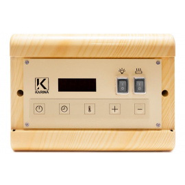 Цифровой пульт управления к электрокаменкам Karina Case C18 Wood до 15 кВт