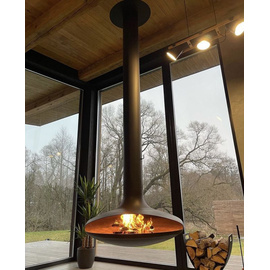 Ellips подвесной камин с вращающейся топкой 1 м