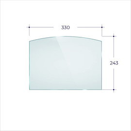 Стекло Везувий LV-12 (330*243)