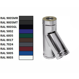 Сэндвич-тройник 135° (430/0,8мм + нерж.) RAL 5510