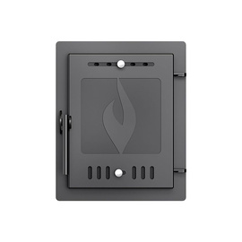 Дверка каминная 211 (М) Антрацит 291х247 мм