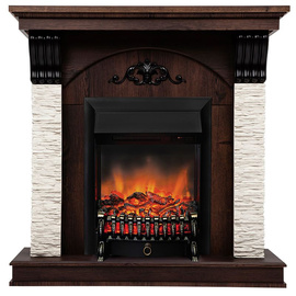 Электрокамин Corfino NT с очагом Fobos Lux Black RC 46810