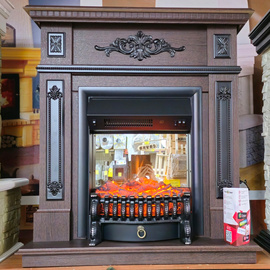 Электрокамин Lilian DN с очагом Fobos LUX BL 48910
