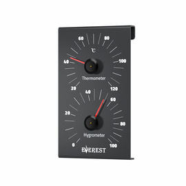 Термогигрометр Everest Dark алюминий ( TG-31 ) 1645