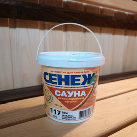 Антисептик для дерева Сенеж Сауна 117, 0.9 кг 850
