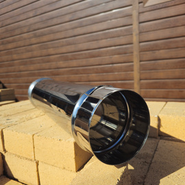 Дымоход Ferrum 0,5 м AISI 430/ нерж. 0,5 мм 607