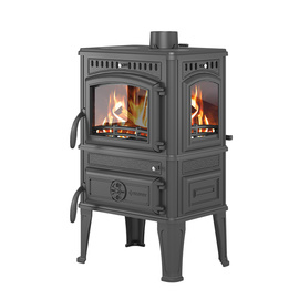 LV-12PS печь-камин чугунный до 240 м3 антрацит