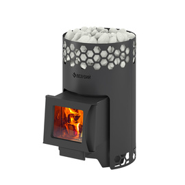 Черная пчёлка С стекло печь для бани