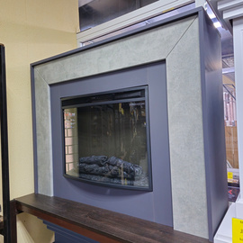 Электрокамин Jersey 25,5 GR-F718 с очагом Evrika 25,5 53530