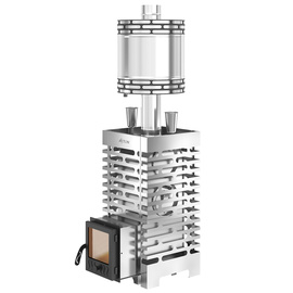 Aston 20 стекло с баком на трубе печь для бани нержавейка 