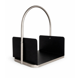 Дровница Эверест Н038-SB Никель/черная 