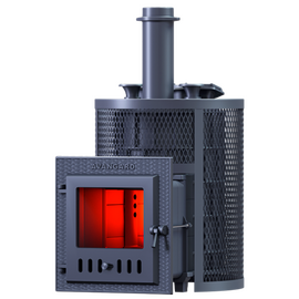 Авангард ЗК 25 (M) Pro Ураган печь чугунная для бани