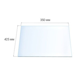 Стекло для каминной дверки Везувий Панорама (0,425х0,350)