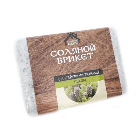 Соляной брикет "Соляная баня" с Алтайскими травами "Пихта" 1,35 кг