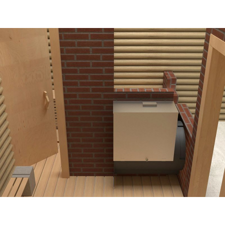 Cабантуй 3D 16 С печь для бани на 3 помещения (цена без бака)
