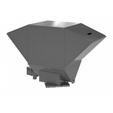 Отопительный котел Куппер ПРО-28 (2.0) с пеллетной факельной горелкой 26 Норма 2.0 и котельным бункером для пеллет 2.0