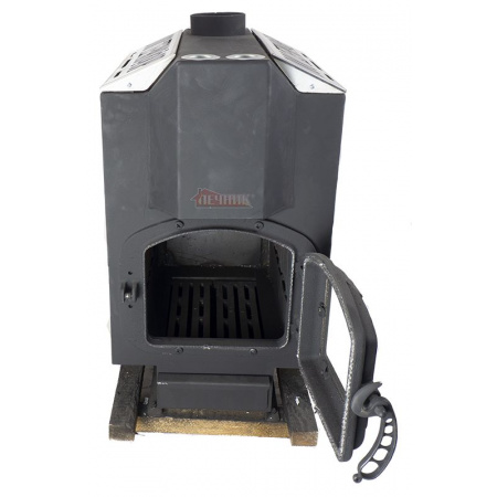 Ставр 15 печь угольно-дровяная отопительная до 150м3 с чугунной дверкой