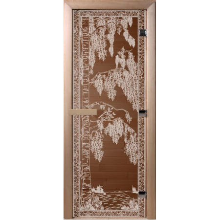 Дверь "Берёзка бронза"