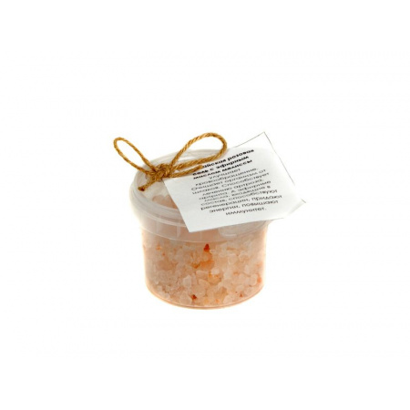 Гималайская соль для бани и ванны с эфирным маслом апельсина, баночка 100 гр