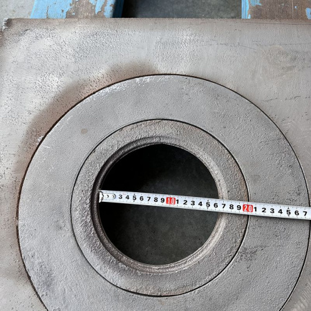Плита печная чугунная под казан П-1-6 (П1-4) 600х600х20 мм