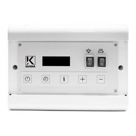 Цифровой пульт управления к электрокаменкам Karina Case C18 White до 18 кВт