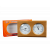 Термометр-гигрометр ТН-21-T "очки" квадрат (термодревесина)