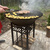 Fantastic Grill Везувий Ø 1000 (чаша+подставка+плита+решетка чугунная"СТЕЙК" Ø 450мм+крышка) 60290