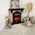 Электрокамин Dublin Corner Rock AO с очагом Fobos Lux Black 56680