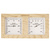 Термогигрометр Everest горизонталь, кедр  ( TG-04 white ) 2500