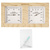 Термогигрометр Everest горизонталь, кедр  ( TG-04 white ) 2500