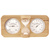 Термогигрометр Everest с часами кедр  ( TG-06 white ) 2950