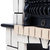 Угловой электрокамин Stone Corner STD AO с очагом Majestic Lux Black 45580