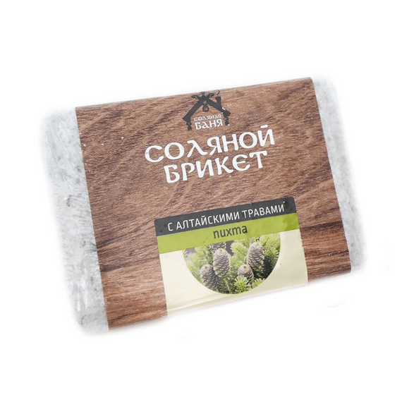 Соляной брикет "Соляная баня" с Алтайскими травами "Пихта" 1,35 кг 220