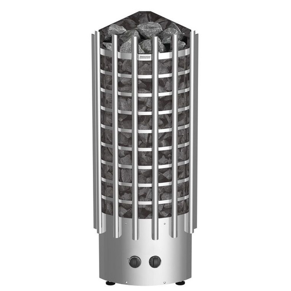 Электрокаменка Harvia Glow Corner TRC70 (со встроенным пультом, угловая) 77027