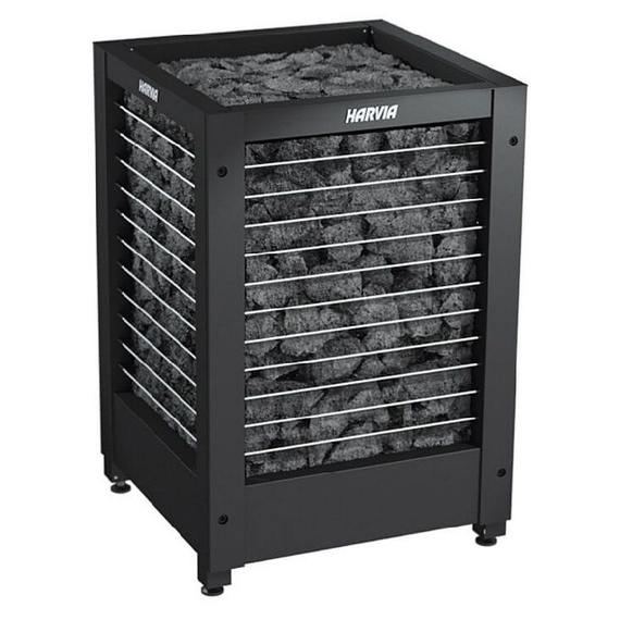 Электрокаменка Harvia Modulo MD160G Black (сетка с четырех сторон, без пульта) 326126