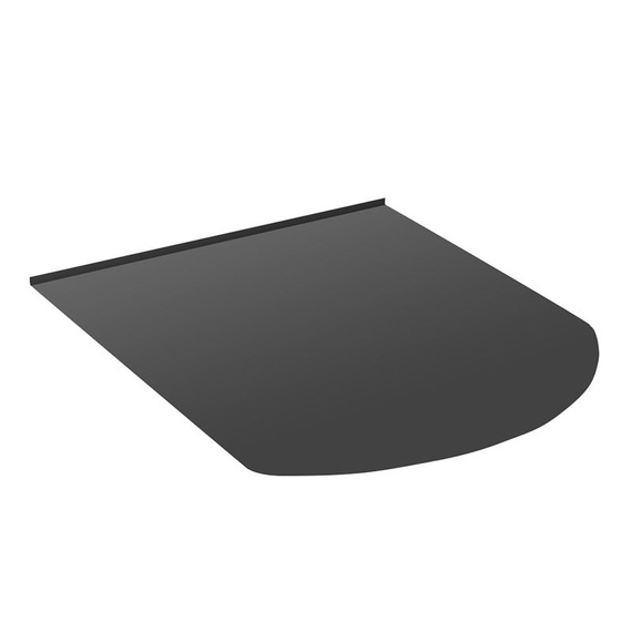 Лист предтопочный BLACK 980х980х0,5 мм (R641) 3682