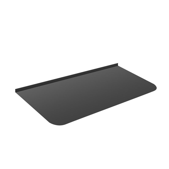 Лист предтопочный BLACK 800х400х0,5 мм (R75) 1365