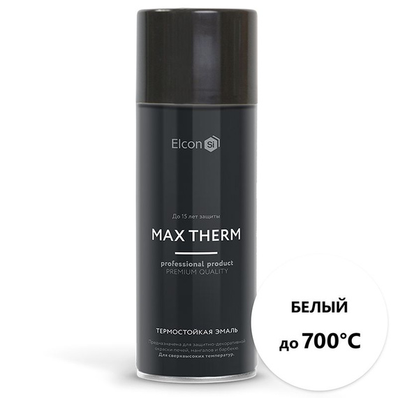 Термостойкая эмаль ELCON 520 мл аэрозоль белый до 700 °С 368