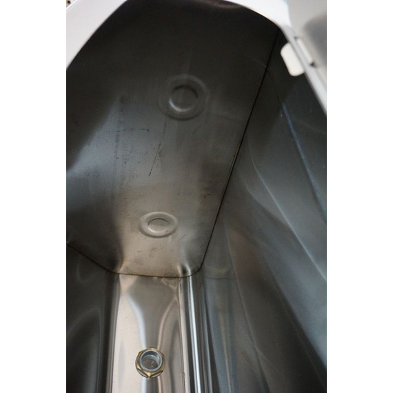 Выносной бак горизонтальный Ермак INOX (90 л.) нержавеющая сталь 13200