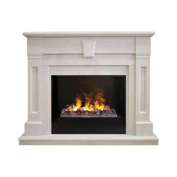 Электрокамин Kellie 25,5/26 WT с очагом 3D Cassette 630 Black Panel 123870