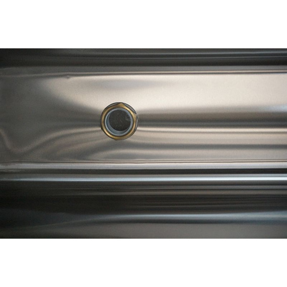 Выносной бак горизонтальный Ермак INOX (90 л.) нержавеющая сталь 13200