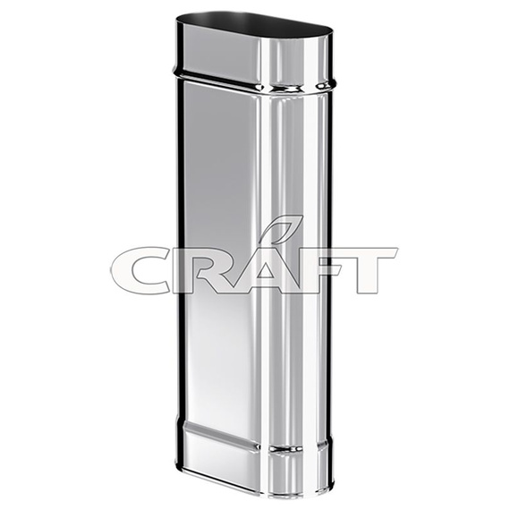 Гильза овальная L - 0,5 м Craft Oval AISI 316L/нерж. 0,5 мм 2783