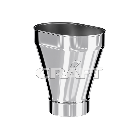 Переход с круга (П) на овал (М) Craft Oval AISI 316L/нерж. 0,5 мм 2956