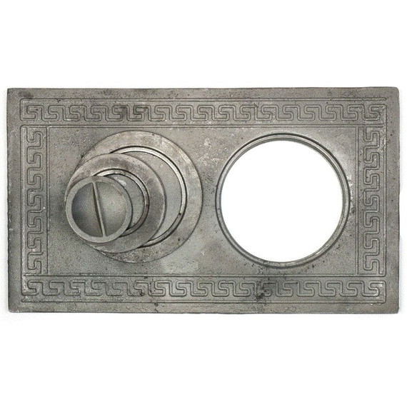 Плита чугунная П-2-1 580х340 мм двухконфорочная 3890