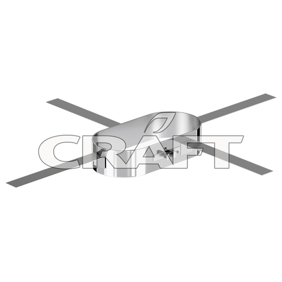 Хомут дистанционный Craft Oval AISI 316L/нерж. 0,5 мм 1000